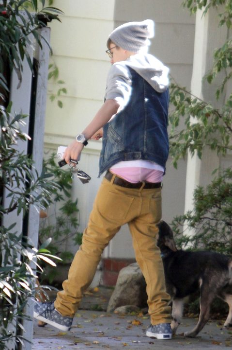 Exclusive: Justin Bieber Is Pretty In Pink... Briefs?!