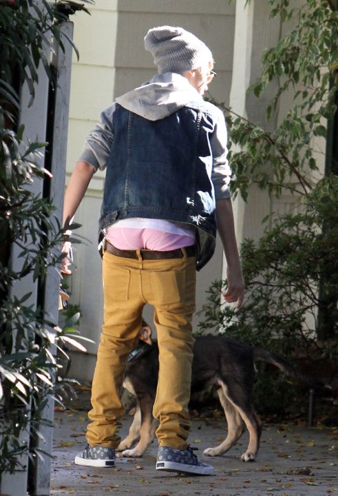 Exclusive: Justin Bieber Is Pretty In Pink... Briefs?!