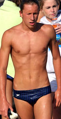 Bluestripe speedo