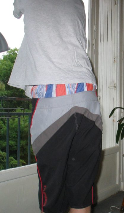 Board short sag.