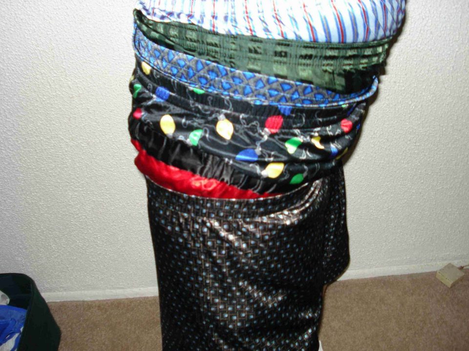 Multi silk boxer sag