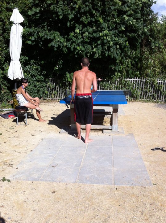 sagger at the beach