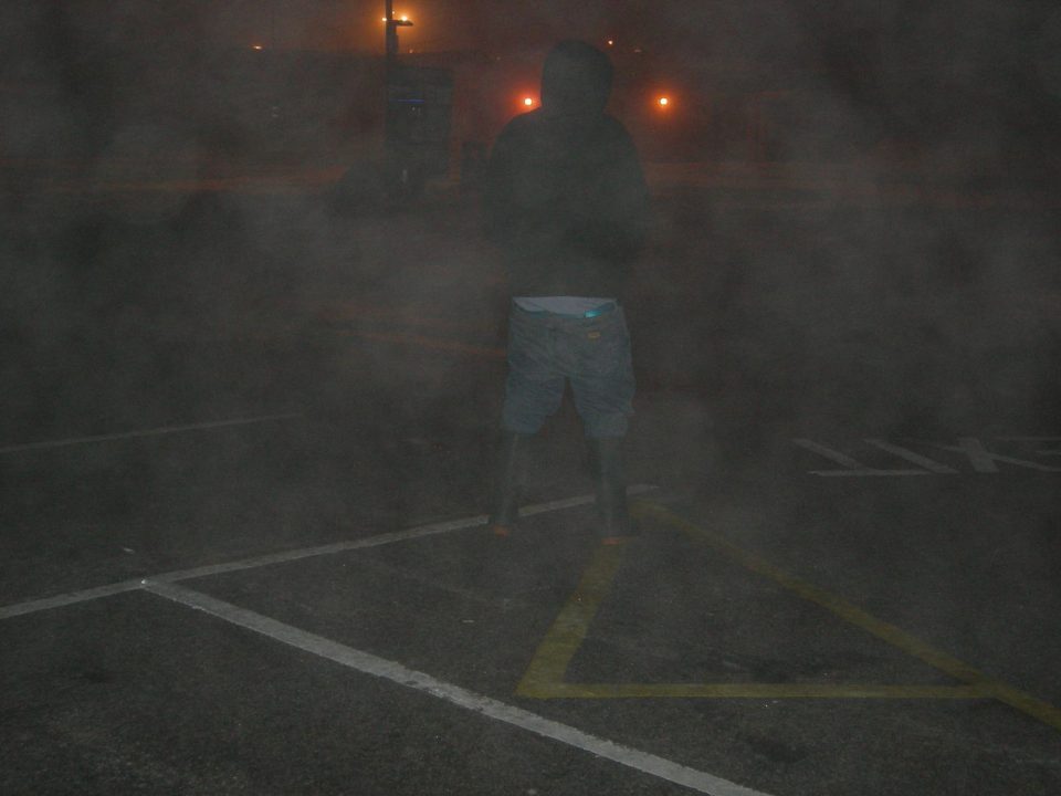 Sagging in Jeans and Wellies Car Park 1