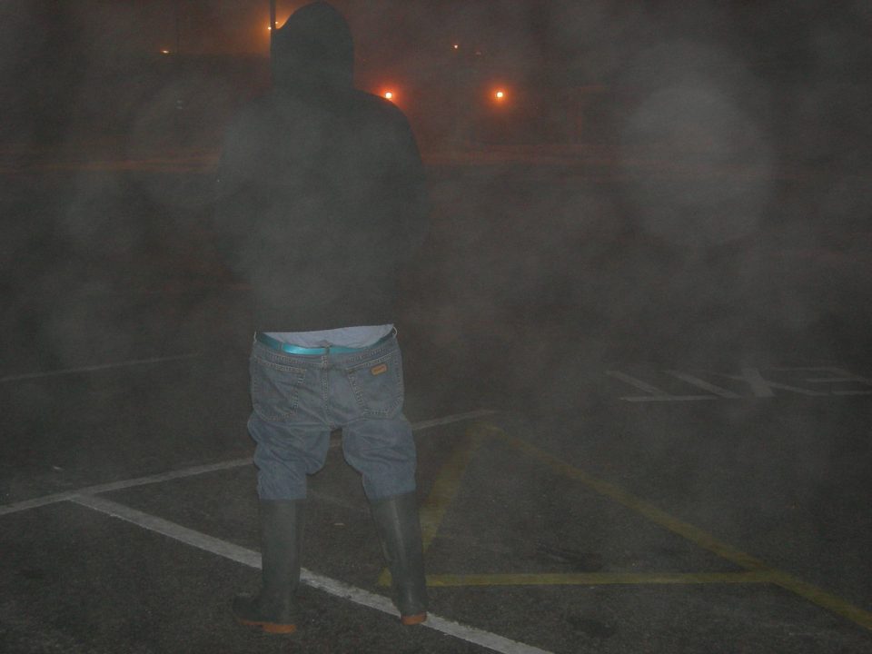 Sagging in Jeans and Wellies Car Park 2