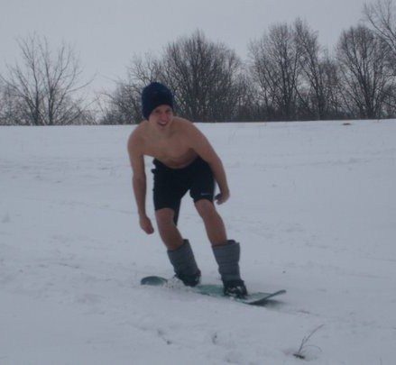 snowboard time