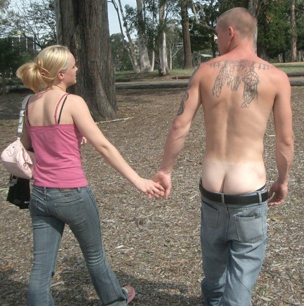 with girlfriend