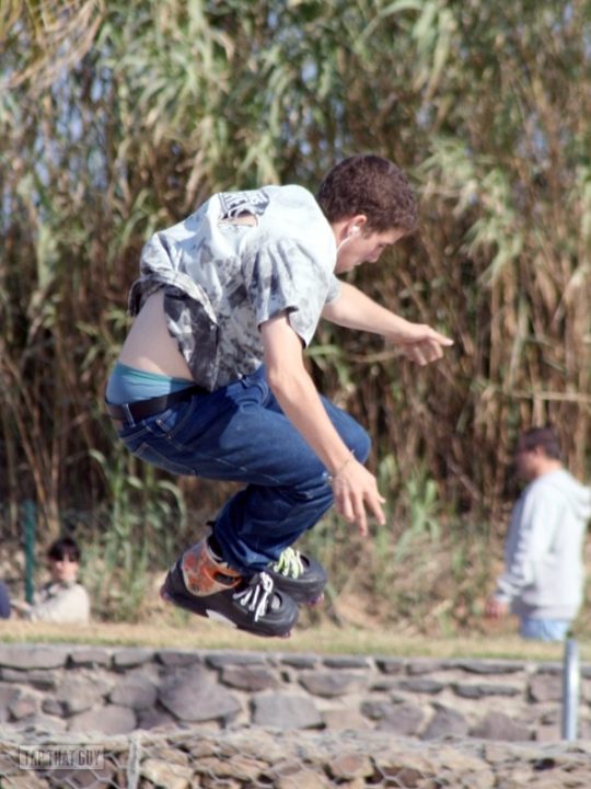 Barcelona inline skater