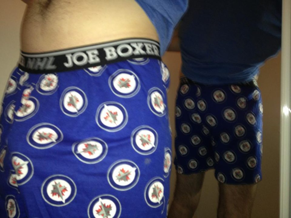NHL LOOSE BOXERS WINNIPEG JETS Boner Mirror