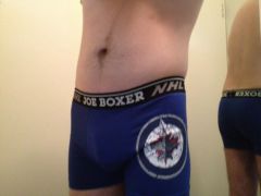 NHL HOME AND AWAY FITTED BOXERS WINNIPEG JETS