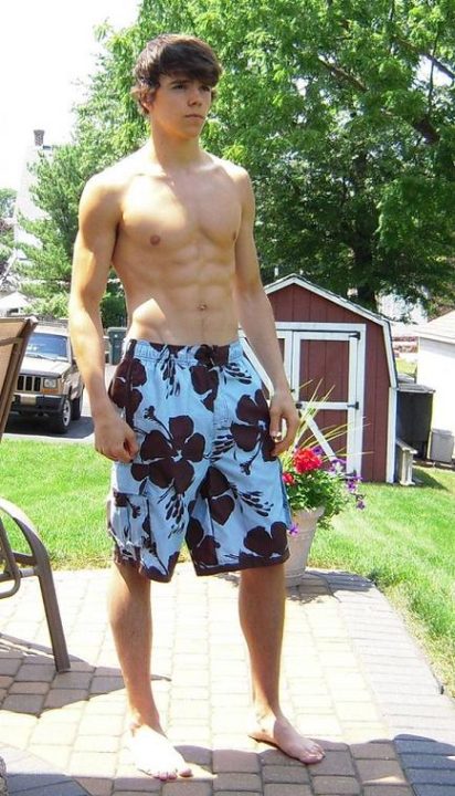 abs legs pecks cute buff