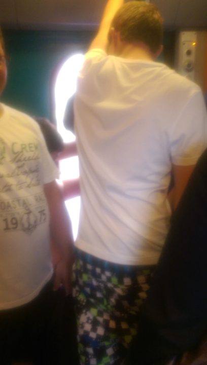 Belgian Sagger on Train