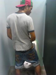 Sagging While Taking A Piss In A Gucci Script D Ring Belt