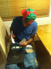 Sagging While Reading Gucci Instructions With Interlocking G Buckle Belt On