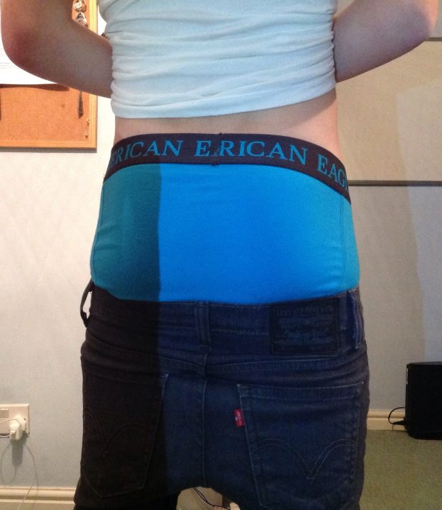 just how low was i sagging? i thought my **s was a bit cold...