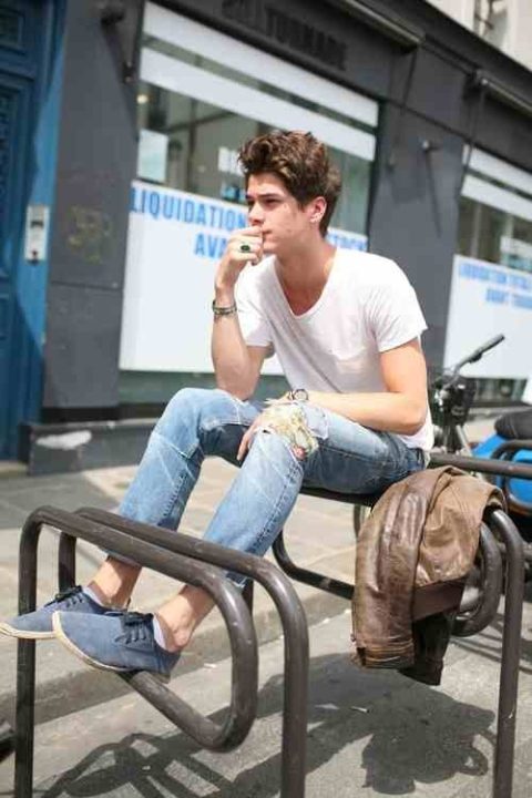 Pondering lad