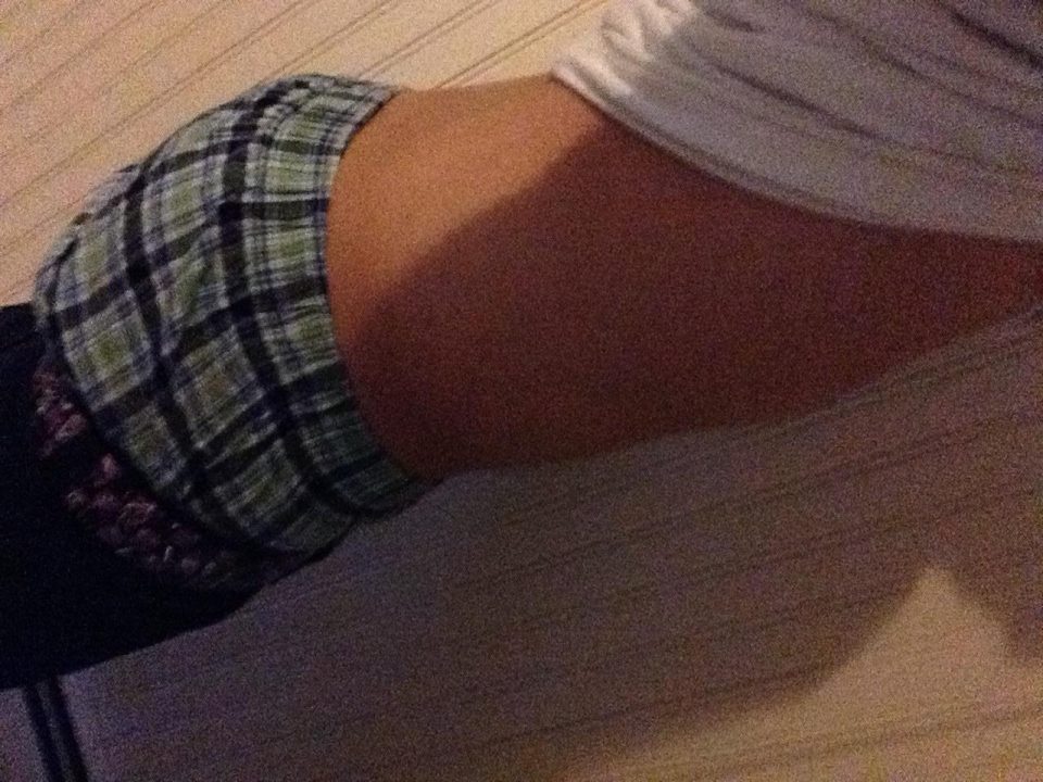 Bright green boxershorts