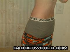 Gray Joe Boxer Boxers camo Joe Boxer pajamas back