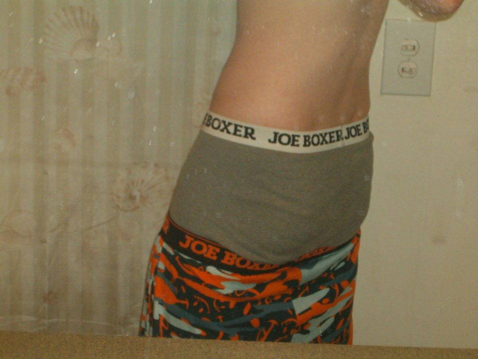 Gray Joe Boxer Boxers camo Joe Boxer pajamas back