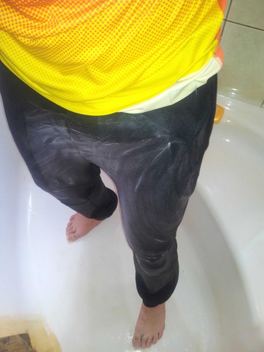 Wet and soapy Nike tech fleece