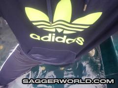 Wet adidas hoodie