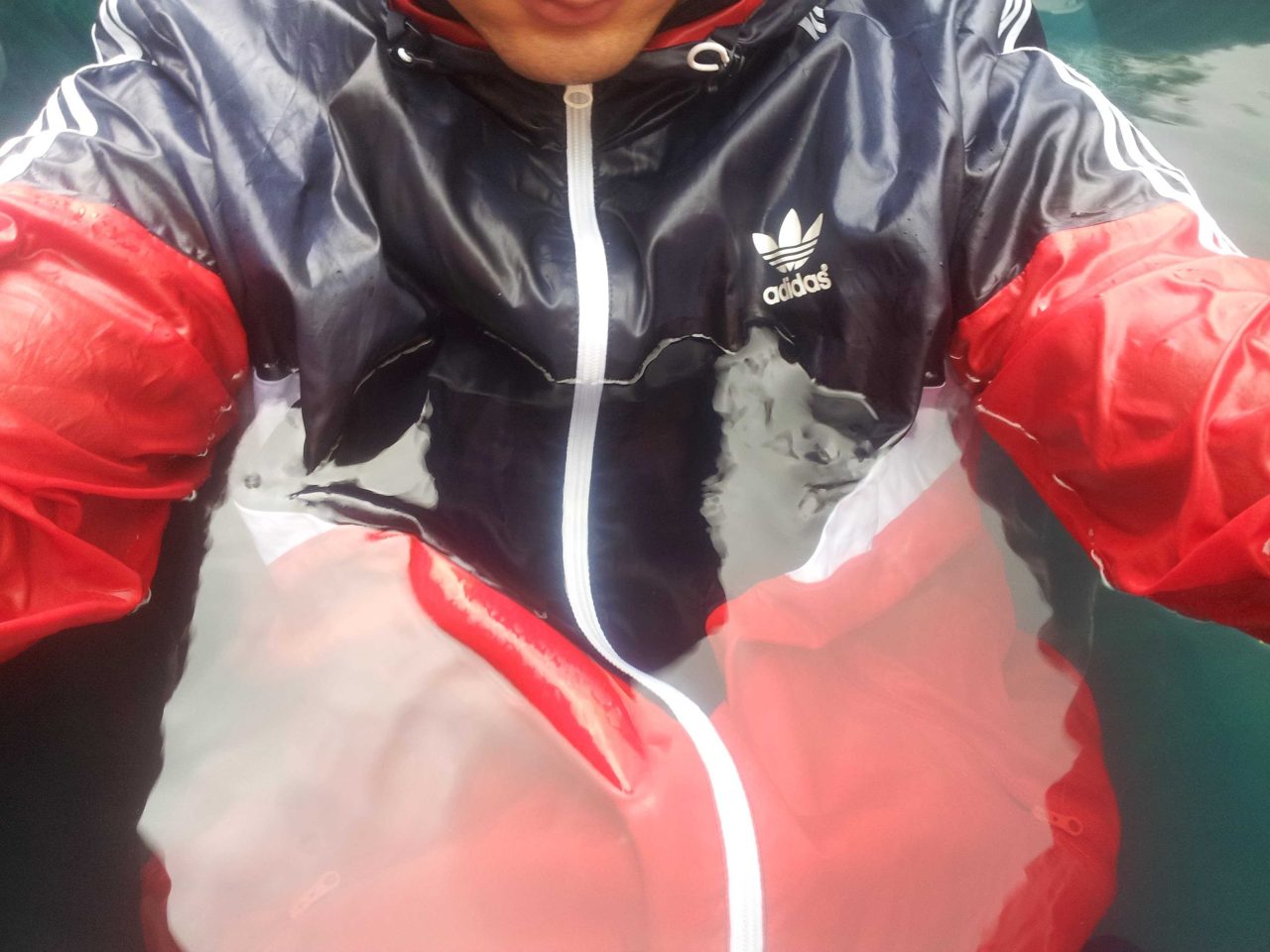 Wet Adidas jacket