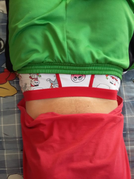 Laying in bed