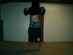 Joe Boxer shorts with shirt up.JPG