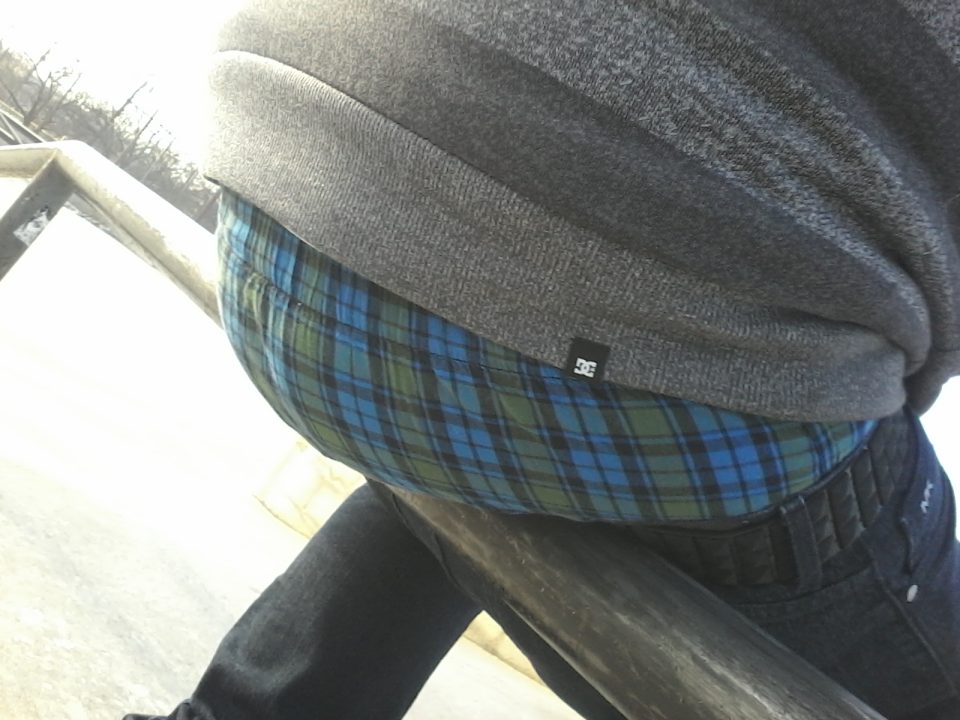 sagging on the rail