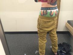 Mall Mirror Sagging Pic 1 (Back View Of Sag)