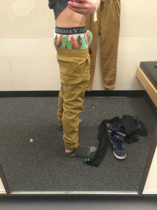 Mall Mirror Sagging Pic 3 (Side View of Sag)