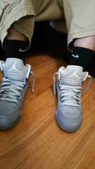 Jordan Retro 5 Wolf Grey