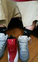 Jordan Retro 5 and 12