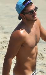 On the beach