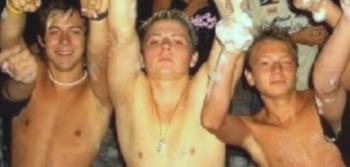 Trio of shaved pits