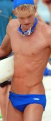 blue bulging