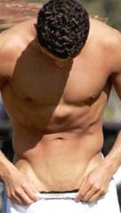 Shaved pubis