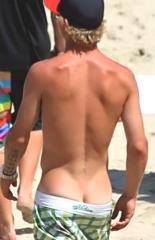 Sagging at the beach- back