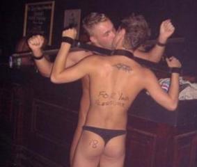 Slaves kissing
