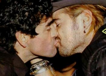 Colin Farrell and Diego Maradona