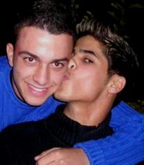 Kissing cheek