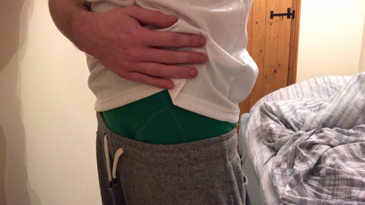 mid butt in the bedroom