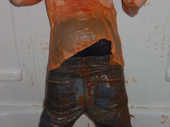 Gunge in White shirt and Jeans