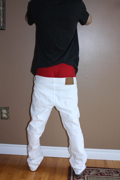 sagging with a friend