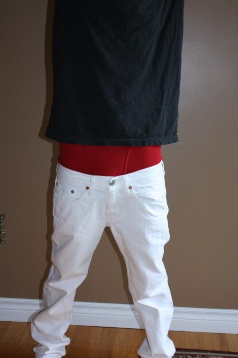 sagging with a friend