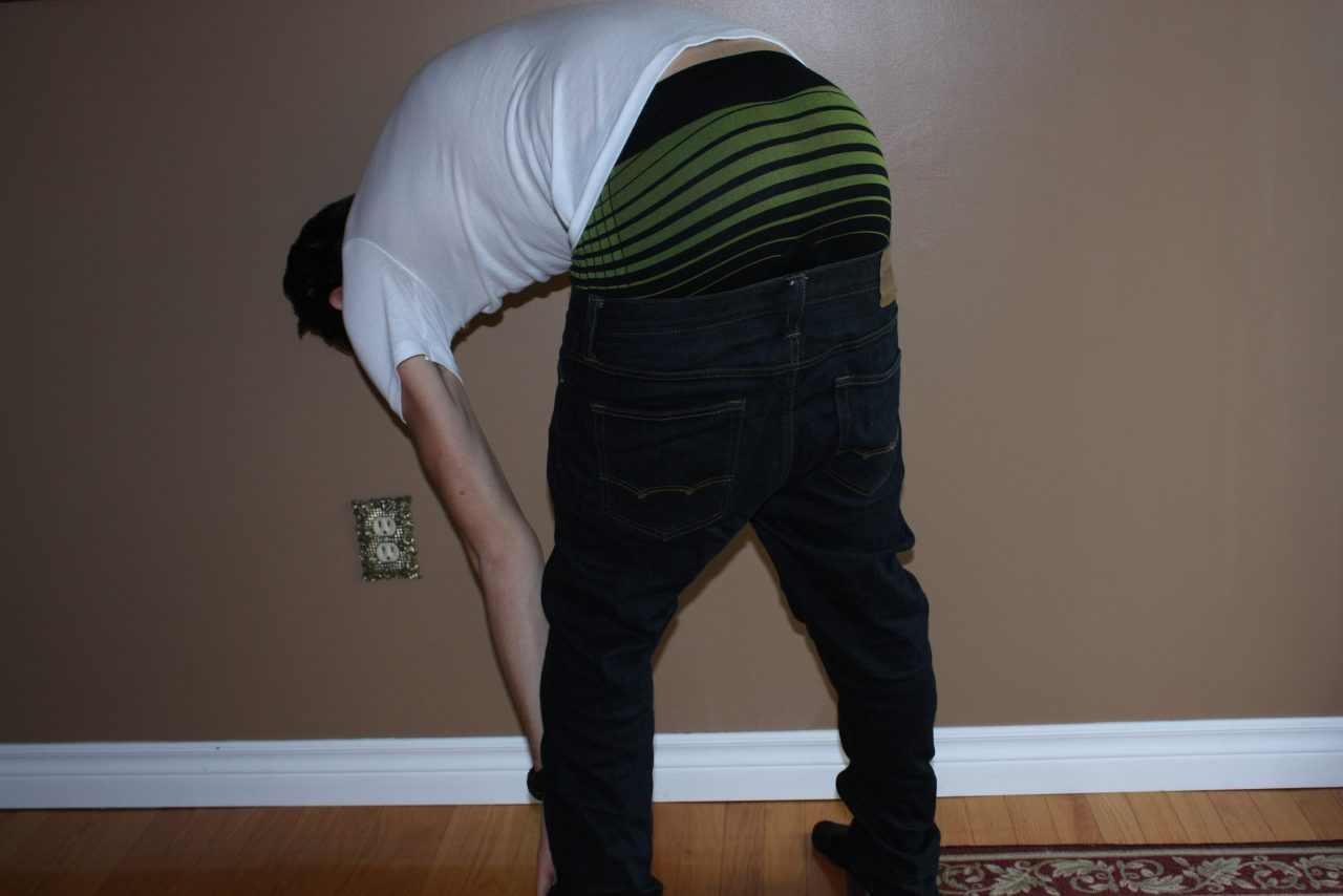 sagging with a friend