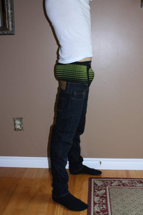 sagging with a friend