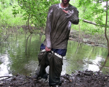 chillin by muddy river