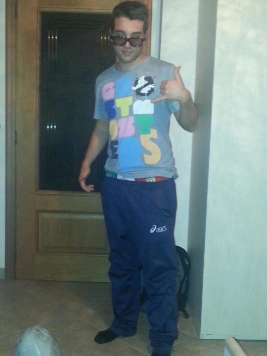 Friend sagging tracksuit pants