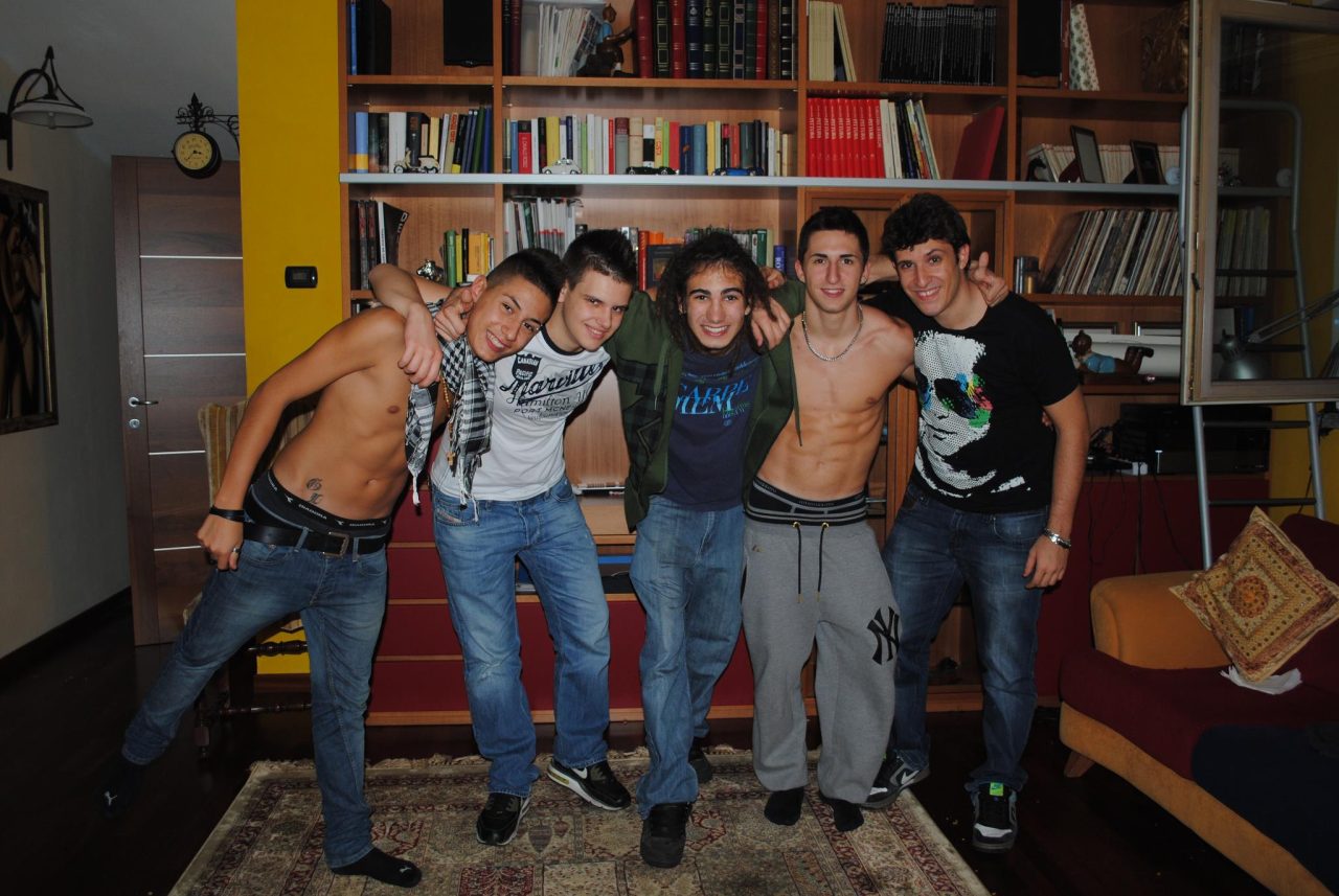 with friends