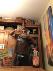 Eating Waffles!